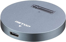 Load image into Gallery viewer, RIITOP NVMe to USB Docking Station, External M.2 PCI-e NVMe SSD to USB-C Reader Adapter for M.2 (M Key) NVMe SSD