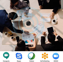 Load image into Gallery viewer, USB Speakerphone Microphone, Conference Speaker Omnidirectional Computer Mic, with 360º Voice Pickup, Touch-Sensor Buttons for Mute/unmute, Streaming, Call Speaker Skype, Webinar, Interview -(JV801)