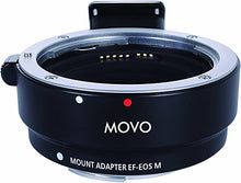 Load image into Gallery viewer, Movo Photo CTA-C Lens Adapter for Canon EF-M Mirrorless Cameras to fit Canon EOS EF/EF-S Lenses