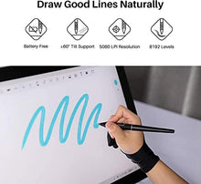 Load image into Gallery viewer, HUION PW517 Pen Tech 3.0 Battery-Free Stylus Pen for Huion Kamvas 13, Kamvas Pro 24, Kamvas Pro 24 (4K), Kamvas 22, Kamvas 22 Plus, Kamvas 16 (2021), Kamvas Pro 16 (4k), Kamvas Pro 16 Plus (4k), KD200