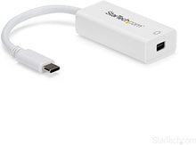 Load image into Gallery viewer, StarTech.com USB-C to Mini DisplayPort Adapter - 4K 60Hz - White - USB 3.1 Type-C to Mini DP Adapter (CDP2MDP) , Black