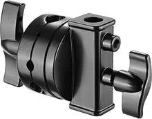 Load image into Gallery viewer, Neewer Multi Functional Heavy Duty 2.5-inch Grip Head Swivel Head Holder Mounting Adapter for Light Stand, Extension Boom Arm and Other Photographic Equipment with 1/2,1/4,3/8,5/8-inch Mount (Black)