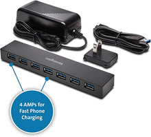 Load image into Gallery viewer, Kensington K39123AM UH7000C USB 3.0 7-Port Hub with Charging