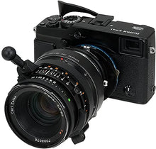 Load image into Gallery viewer, Fotodiox Pro Lens Mount Shift Adapter Hasselblad V-Mount Lenses to Fujifilm X-Series Mirrorless Camera Adapter - fits X-Mount Camera Bodies Such as X-Pro1, X-E1, X-M1, X-A1, X-E2, X-T1