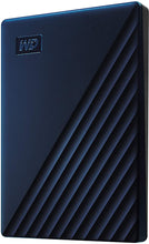 Load image into Gallery viewer, WD 2TB My Passport for Mac Portable External Hard Drive HDD, USB-C and USB-A Compatible, Blue - WDBA2D0020BBL-WESN