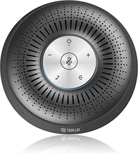Load image into Gallery viewer, TOALLIN Bluetooth Conference Speaker with 4 Microphones Array, 360° Voice Pickup, USB Portable Conference Microphone Speakerphone for Smartphones, Laptops and Desktops