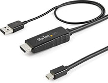 Load image into Gallery viewer, StarTech.com 6ft (2m) HDMI to Mini DisplayPort Cable 4K 30Hz - Active HDMI to mDP Adapter Converter Cable with Audio - USB Powered - Mac & Windows - Male to Male Video Adapter Cable (HD2MDPMM2M)