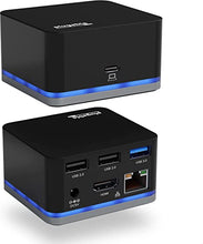 Load image into Gallery viewer, Plugable USB C Cube - Mini Docking Station, Compatible with Thunderbolt 3 Ports and Specific USB-C Systems (No Host Charging, Connect 1x HDMI up to 4K @30Hz Monitor, Ethernet, 3X USB Ports)