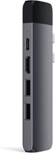 Load image into Gallery viewer, Satechi Aluminum Type-C Pro Hub Adapter with Ethernet - 4K HDMI, USB-C PD, Gigabit Ethernet, USB 3.0, Micro SD Card Slot - Compatible with 2020/2019 MacBook Pro and 2020/2018 MacBook Air (Space Gray)
