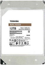 Load image into Gallery viewer, Toshiba N300 12TB NAS 3.5-Inch Internal Hard Drive - CMR SATA 6 Gb/s 7200 RPM 256 MB Cache - HDWG21CXZSTA