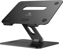 Load image into Gallery viewer, Laptop Stand, brocoon Adjustable Laptop MacBook Stand for Desk, Ergonomic Aluminum Computer Stand with Heat-Vent, Laptop Riser Compatible for 10-17" Laptops