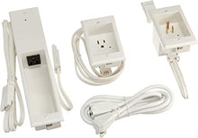 Load image into Gallery viewer, PowerBridge ONE-CK Single Outlet for TV and Sound-Bar Recessed In-Wall Cable Management System Kit (ONESB-CK)