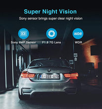Load image into Gallery viewer, VIOFO A129 Pro 4K Dash Cam 3840x2160P Ultra HD 4K Dash Camera Sony 8MP Sensor GPS Wi-Fi, Buffered Parking Mode, G-Sensor, Motion Detection, WDR, Loop Recording