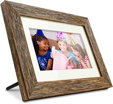 Load image into Gallery viewer, Aluratek 7" Distressed Wood Digital Photo Frame with Auto Slideshow Feature, 800 x 600 (ADPFD07F)