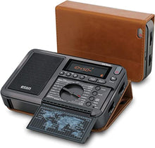 Load image into Gallery viewer, Eton Elite Traveler AM/FM/LW/Shortwave Radio with RDS & Custom Leather Carry Cover
