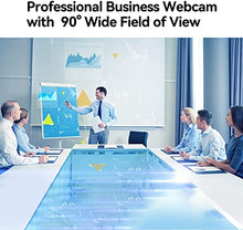 Load image into Gallery viewer, Autofocus 1080P Webcam with Privacy Cover, AUSDOM AF640 Full HD Business Web Camera with Dual Noise Reduction Microphones, 90° Wide-Angle View for Desktop/Laptop/Mac, Work with Skype/Twitch/Lync/WebEx