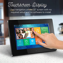Load image into Gallery viewer, Aluratek (AWDMPF110F) 10" Hi-Res WIFI Digital Photo Frame w/ Touchscreen IPS LCD Display & 8GB Memory (1024 x 600 Resolution), Photo/Music/Video Support, Wall Mountable