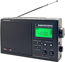 Load image into Gallery viewer, C. Crane CCRadio-2E Enhanced Portable AM FM Weather and 2-Meter Ham Band (Black) CC2BE
