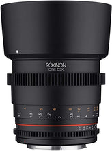 Load image into Gallery viewer, Rokinon 85mm T1.5 High Speed Full Frame Cine DSX Lens for Canon EF