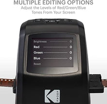 Load image into Gallery viewer, KODAK Mini Digital Film & Slide Scanner – Converts 35mm, 126, 110, Super 8 & 8mm Film Negatives & Slides to 22 Megapixel JPEG Images – Includes - 2.4 LCD Screen – Easy Load Film Adapters
