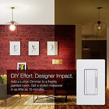 Load image into Gallery viewer, Lutron Maestro LED+ Digital Dimmer Kit for Dimmable LED, Halogen and Incandesent Bulbs | 150-Watt, Multi-Location | MACL-153M-RHW-WH | White