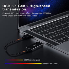 Load image into Gallery viewer, JOIOT 250GB Portable External SSD,USB 3.1 Type C Ultra-Light External SSD, Mini Portable Solid State Drive for Mac Windows Android Linux(250GB)
