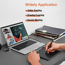 Load image into Gallery viewer, UGEE Drawing Tablet S640 Digital Graphics Pad with Battery-Free Stylus Tilt Function 8192 Pressure Sensitivity 10 Express Keys Pen Tablet for Beginner Support Windows Mac Linux Android