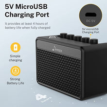 Load image into Gallery viewer, Donner Mini Guitar Amp Small Electric Guitar Amplifier 5W Portable for Desktop Practice with a Retro British Tone DA-10