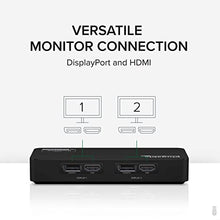 Load image into Gallery viewer, Plugable 4K DisplayPort and HDMI Dual Monitor Adapter for USB 3.0 and USB-C, Compatible with Windows and Mac