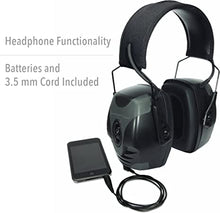 Load image into Gallery viewer, Howard Leight by Honeywell Impact Pro High Noise Reduction Rating Sound Amplification Electronic Shooting Earmuff for Indoor and Covered Ranges or Other Extremely Loud Shooting Environments (R-01902), Large