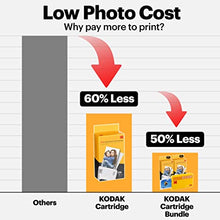 Load image into Gallery viewer, Kodak Mini 2 Retro 2.1x3.4” Portable Instant Photo Printer, Wireless Connection, Compatible with iOS, Android & Bluetooth, Real Photo, 4Pass Technology & Lamination Process, Premium Quality-White