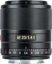 Load image into Gallery viewer, VILTROX 23mm F1.4 f/1.4 Sony E-Mount Auto Focus APS-C Prime Lens for Sony E-Mount Camera A6500 A6300 A6000 A7R? A7R? A7? A7R? A7? A7S A7R