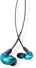 Load image into Gallery viewer, Shure SE215 PRO Wired Earbuds - Professional Sound Isolating Earphones, Clear Sound & Deep Bass, Single Dynamic MicroDriver, Secure Fit in Ear Monitor, Plus Carrying Case & Fit Kit - Blue (SE215SPE)