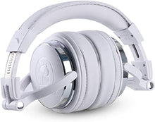 Load image into Gallery viewer, 2CANZ Pro Matte White Over-Ear Professional Wired DJ Headphones - Enhanced 50mm Neodymium Drivers, Closed Back, Plush Comfrasoft Ear Cushions, 8-Way Adjustable Earpads, Foldable, and Joint Listening