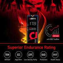 Load image into Gallery viewer, addlink 1TB S70 NVMe PCIe M.2 2280 SSD GEN 3x4 3D TLC NAND R/W up to 3,400/3,000 MB/s Internal Solid State Drive