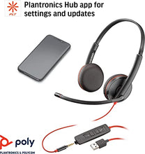 Load image into Gallery viewer, Plantronics 209747-22 Blackwire C3225 Headset,7.4 x 2.4 x 8.6 Inches