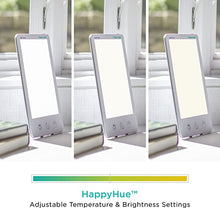 Load image into Gallery viewer, Verilux HappyLight Luxe - UV-Free LED Therapy Lamp, Bright White Light with 10,000 Lux, Adjustable Brightness, Color, and Countdown Timer