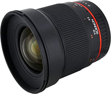 Load image into Gallery viewer, Rokinon 16M-M43 16mm f/2.0 Aspherical Wide Angle Lens for Olympus/Panasonic Micro 4/3 Cameras