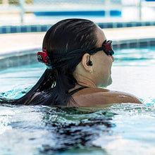 Load image into Gallery viewer, Swimbuds Flip Waterproof Short-Cord Headphones (Reinforced Cord)
