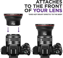 Load image into Gallery viewer, 49MM 0.43x Altura Photo Professional HD Wide Angle Lens (w/Macro Portion) for Canon EOS M50 M M2 M3 M5 M6 Mark II M10 M100 M200 Mirrorless Cameras