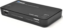 Load image into Gallery viewer, 4K HDMI Matrix Switch 4 X 2 by Orei Switcher 18G UltraHD with Arc Supports Upto 4K @ 60Hz & 1080P IR Remote Control - Full Matrix Selection (UHD-402)