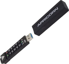 Load image into Gallery viewer, Apricorn 16GB Aegis Secure Key 3 NX 256-bit Encrypted FIPS 140-2 Level 3 Validated Secure USB 3.0 Flash Drive (ASK3-NX-16GB), Black