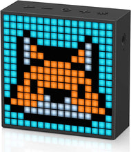 Load image into Gallery viewer, Divoom TimeBox Evo -- Pixel Art Bluetooth Speaker with 16x16 LED Display APP Control - Cool Animation Frame & Gaming Room Setup & Bedside Alarm Clock- Black