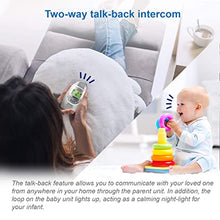 Load image into Gallery viewer, VTech DM221-2 Audio Baby Monitor with up to 1,000 ft of Range, Vibrating Sound-Alert, Talk Back Intercom, Night Light Loop & Two Parent Units, White