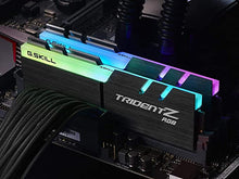 Load image into Gallery viewer, G.Skill Trident Z RGB Series 16GB (2 x 8GB) 288-Pin SDRAM (PC4 24000) DDR4 3000 CL16-18-18-38 1.35V Dual Channel Desktop Memory Model F4-3000C16D-16GTZR