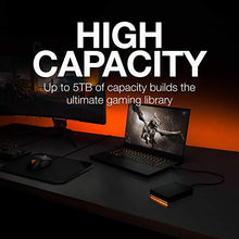 Load image into Gallery viewer, Seagate FireCuda Gaming Hard Drive External Hard Drive 2TB - USB 3.2 Gen 1, RGB LED Lighting for PC and Mac with Rescue Services (STKL2000400)