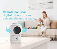 Load image into Gallery viewer, Motorola Peekaboo Twin Cameras WiFi 1080p Video Baby Monitor - Multi-Color Night Light, Two-Way Audio, Infrared Night Vision – 360 Degree Remote Pan Scan and Digital Zoom/Tilt, Soothing Sounds