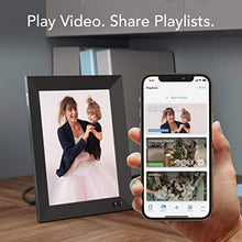 Load image into Gallery viewer, Nixplay 9.7 inch Smart Digital Photo Frame with WiFi and 2K Display (W10E) - Black - Share Photos and Videos Instantly via Email or App