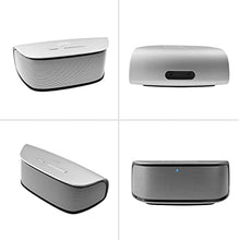 Load image into Gallery viewer, JTD Wireless Stereo Music Speaker Bluetooth Wireless Speaker, High Definition Audio, 10W Two Acoustic Drivers, Rechargeable Battery (Silver)