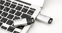 Load image into Gallery viewer, Verbatim 32GB Store'n' Go Secure Pro USB 3.0 Flash Drive with AES 256 Hardware Encryption - Silver